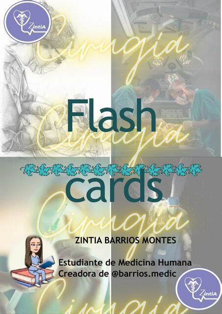 Flashcards Cirugia Barrios Medic 👩‍⚕️📚 Udocz