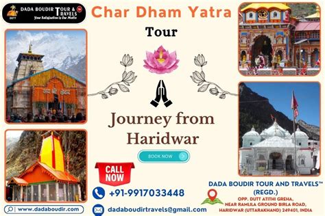 Chardham Yatra Tour Journey From Haridwar Dada Boudir Tour And Travels