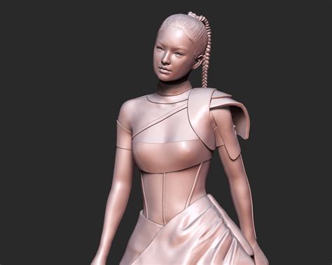 Stl File Jennie Kim Portrait Sculpture 3d Print Model 🗿 Obj And Dxf ・3d Print Object To