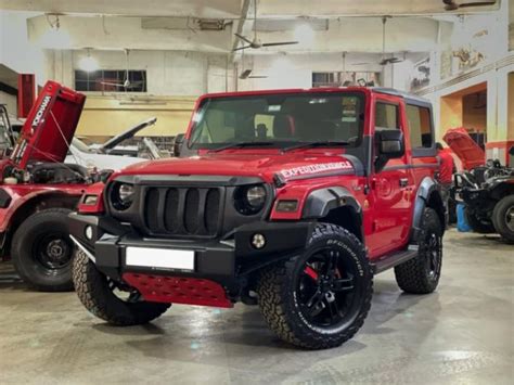 This Modified Mahindra Thar With New Bumper Looks Off Road Ready