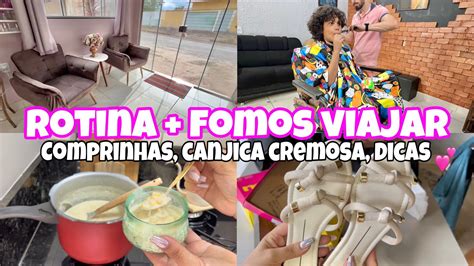 Comprinhas Para Viagem Canjica Cremosa Novo Visual Arrumando Malas