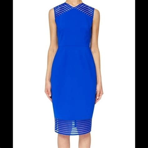 Ted Baker Dresses Ted Baker Blue Sheath Dress Poshmark