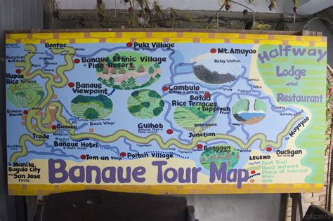 Banaue Rice Terraces Map