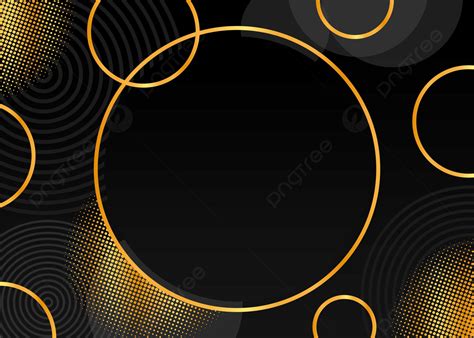 Black Abstract Circle Gold Background Black Gold Abstract Background