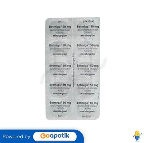 Ulasan Produk Betmiga Mg Strip Tablet