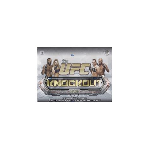 2014 Topps UFC Knockout Hobby Box Steel City Collectibles