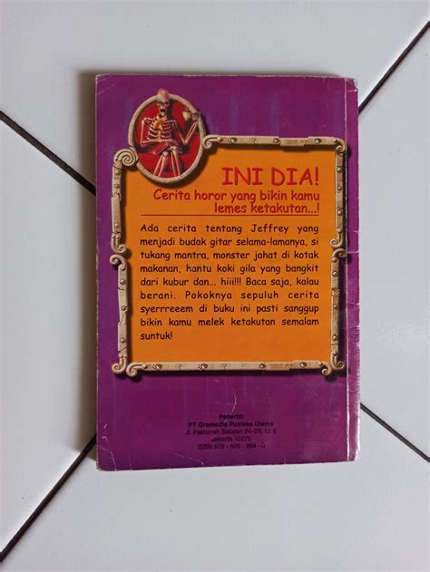 horor kisah kisah hantu goosebumps aksiku toko buku bekas