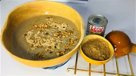 How To Prepare Hausa Koko In Ghana Millet Porridge Millet Koko Porridge Youtube