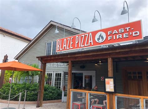 Blaze Fast Fired Pizza The Disney Food Blog