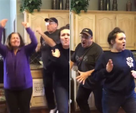 Dads Hilariously Epic Moves During Dance With Daughter In Kitchen Are