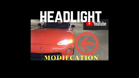 Updated Headlights 1993 Dodge Viper Rt10 Youtube