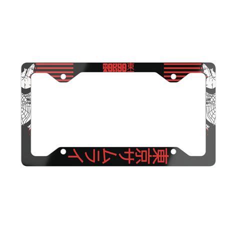 Automotive Anime License Plate Frame, Geisha Kawaii License Plate Frame