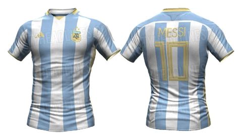 Así Será La Próxima Camiseta De La Selección Argentina La Usará En La