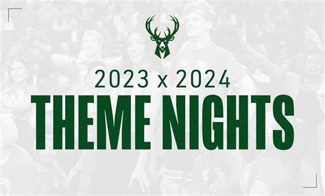 Milwaukee Bucks announce Theme Night schedule for 2023-24 season | NBA.com