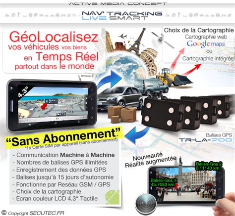 Nav Tracking Ls Kit De G Olocalisation Temps R El Avec Balise Gps