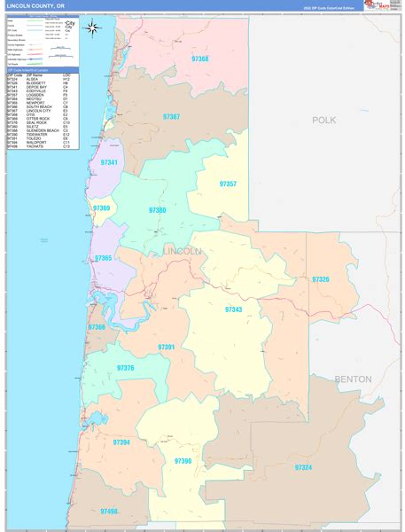 Maps of Lincoln County Oregon - marketmaps.com