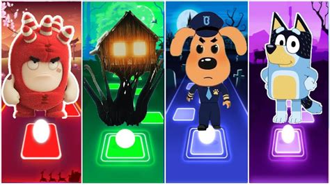 Oddbods Fuse 🆚 Spider House Head 🆚 Sheriff Labrador 🆚 Bluey Bingo