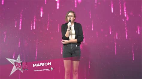 Marion Swiss Voice Tour L Man Centre Crissier Youtube