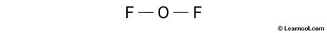 OF2 Lewis structure - Learnool