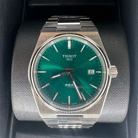 Tissot Green Dial Prx for $305 for sale from a Seller on Chrono24