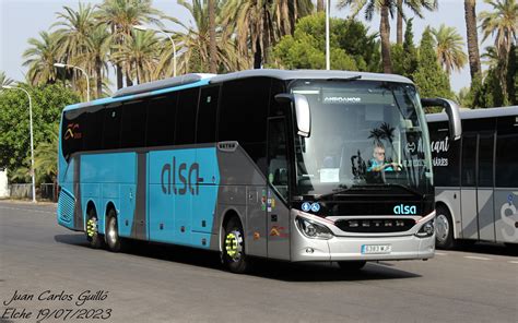 Alsa Setra S Hd De Alsa Cubriendo La Ruta Madrid Flickr