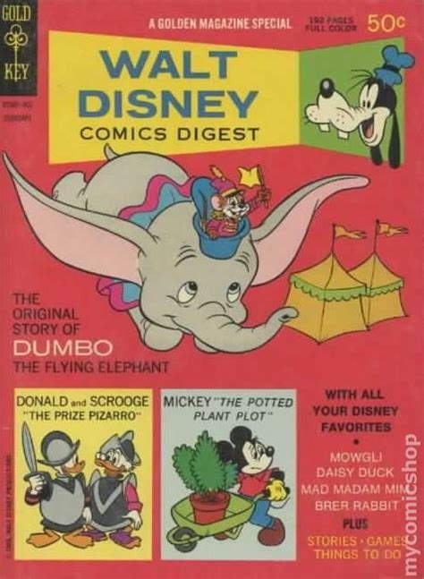 Walt Disney Comics Digest Gold Key Comic Books