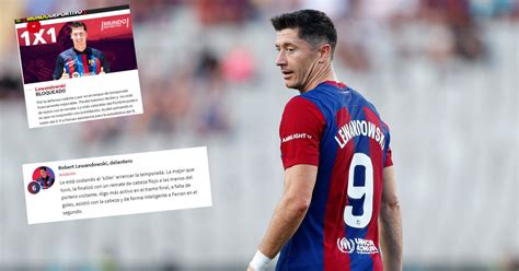 Hiszpanie Brutalnie Ocenili Lewandowskiego Zablokowany Przegl D