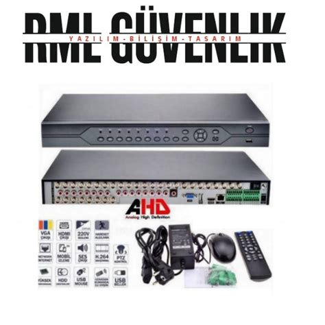 Kanal Mp Full Hd Ahd H Dvr Kay T Cihaz Rml Fiyatlar