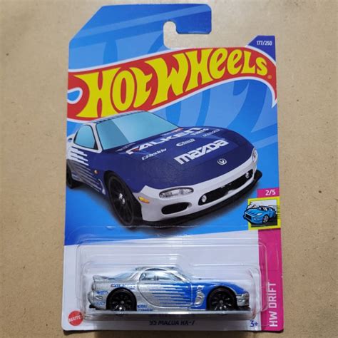 Jual Hot Wheels Mazda Rx Hw Drift Falken Grey Blue Rx Shopee Indonesia