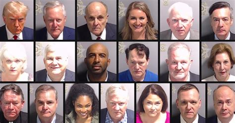 All The Georgia Defendants Mug Shots Donald Trump Rudy Giuliani