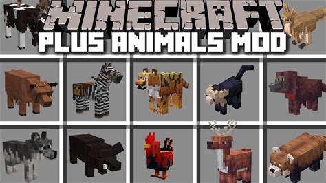 Minecraft Better Animal Mod Animals Plus Tame And Breed Mobs