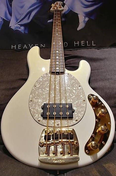 Music Man Musicman Stingray 4h Limited Edition Gilded White Reverb