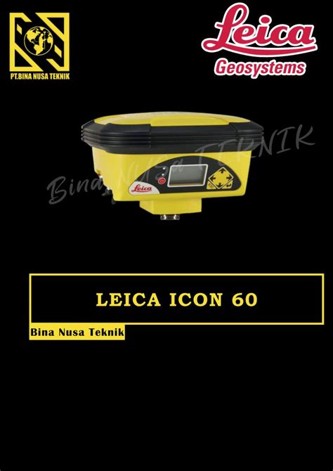 Gps Gnss Leica Icon Pt Bina Nusa Teknik