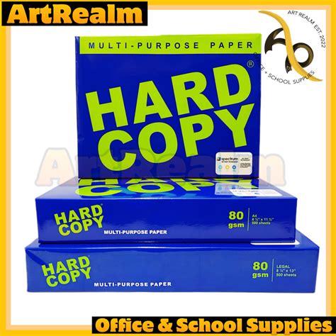 Hard Copy Bond Paper Sub Gsm Shopee Philippines