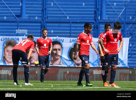 Buenos Aires 06102019 Players Of Independiente After The Match