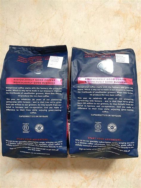 2 Packets Of CAFE DIRECT Intense Roast Ground Coffee Best Ever Flavour