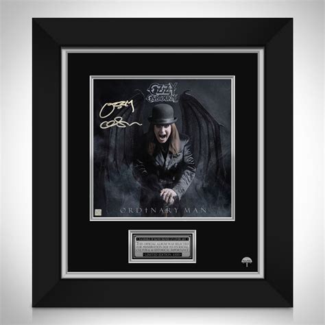 Ozzy Osbourne Ordinary Man LP Cover Limited Signature Edition Studio L ...