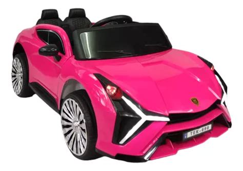 Carro Electrico Para Ni Os Con Control Remoto V Rosa Lambo Env O Gratis