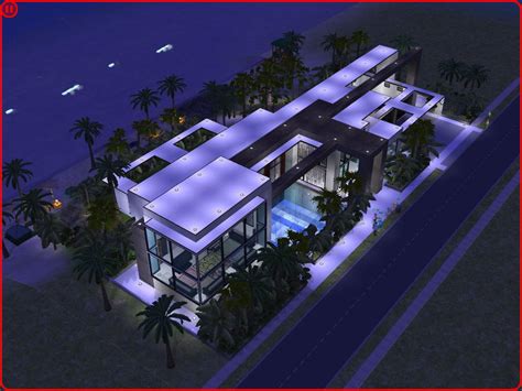 Sims 2 modern beach house by RamboRocky on DeviantArt