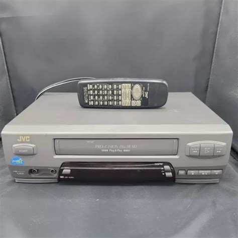 JVC HR A35U VCR VHS Player Pro Cision 19U 4 Head Recorder Player W