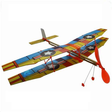 Tensible motor Airplane Inertial Foam Glider Aircraft Toy PBiplane ...