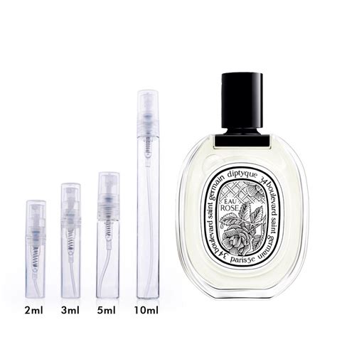 eau rose  diptyque fragrance samples decantx eau de toilette