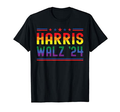 Harris Walz Waltz 2024 LGBTQ LGBT Gay Pride Lesbian T Shirt Walmart