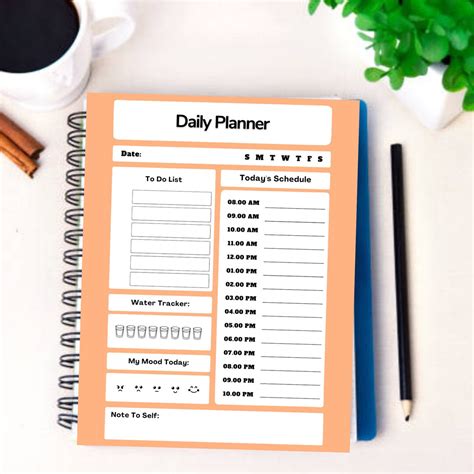 Daily Goal Planner Goal Setter Planner Undated Habit Tracker