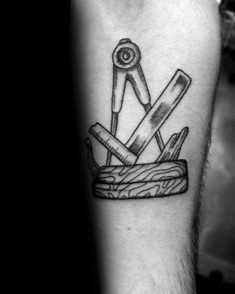 60 Carpenter Tattoos For Men Carpentry Design Ideas With Images