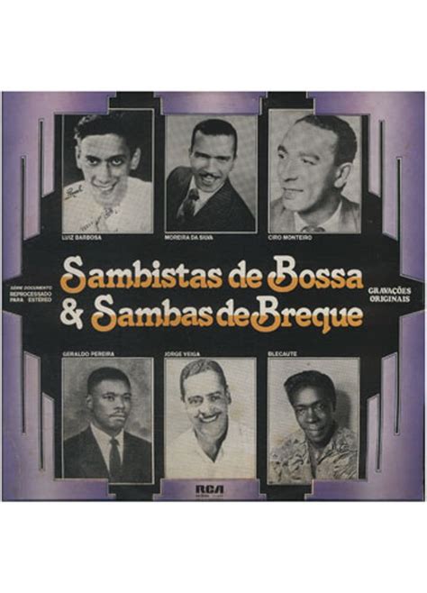 Lp Samba Ax E Pagode Sambistas De Bossa Sambas De Breque Produto