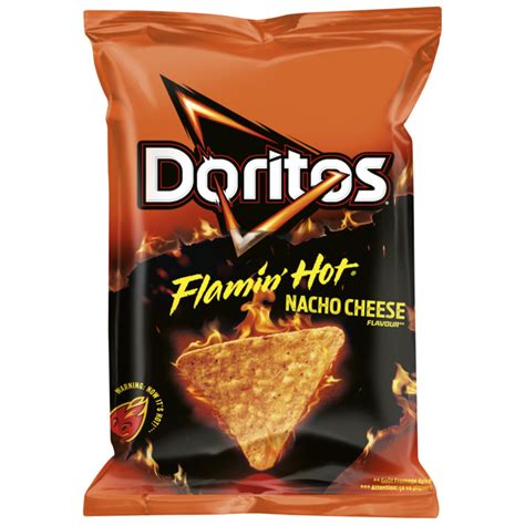 Doritos Flamin Hot Nacho Cheese Tortilla Chips Gr G