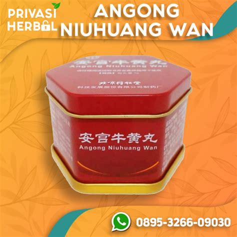 Jual Zzzz Vgt Obat Stroke Herbal Angkung Angong Niuhuwang Wan Original