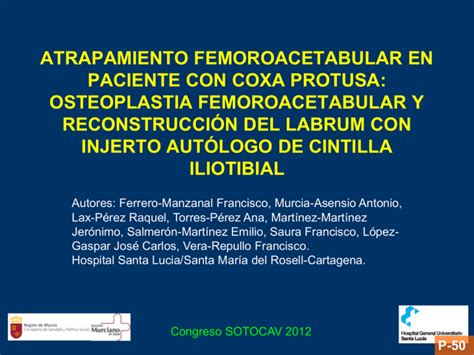 Atrapamiento Femoroacetabular En Paciente Con Coxa