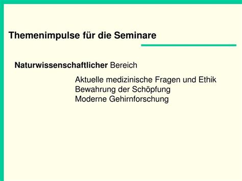 Ppt Seminare Im Fach Katholische Religionslehre Powerpoint